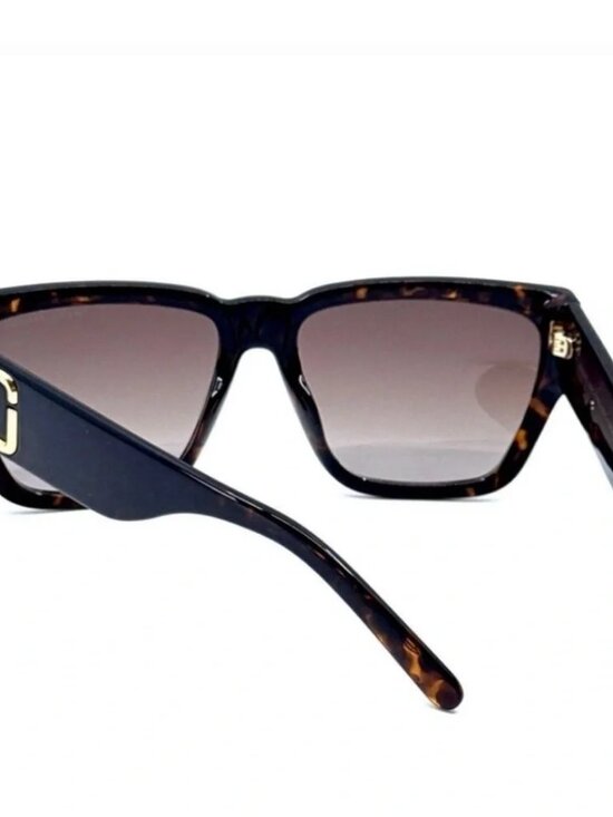 Marc Jacobs Polarized Tortoiseshell Square Sunglasses 646/s main image 4